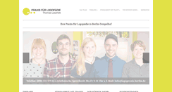 Desktop Screenshot of logopraxis-berlin.de